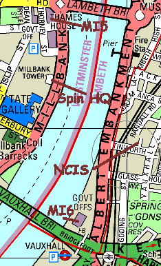 Watchers on the Thames - map