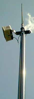 Trafficmaster Passive Target Flow Measurement - infra-red camera pair and aerials to send data to Milton Keynes every 4 minutes