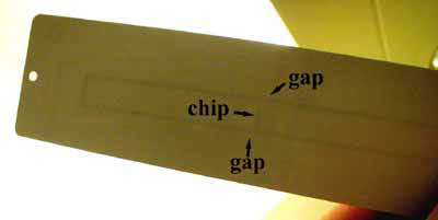 Reverse of Intelligent Label November 2004 trial